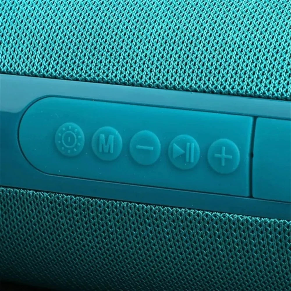 T&G TG537 RGB Light Bluetooth-compatible Speaker High Power Waterproof Portable Computer Subwoofer Speaker Support FM TF Card - Green - 3