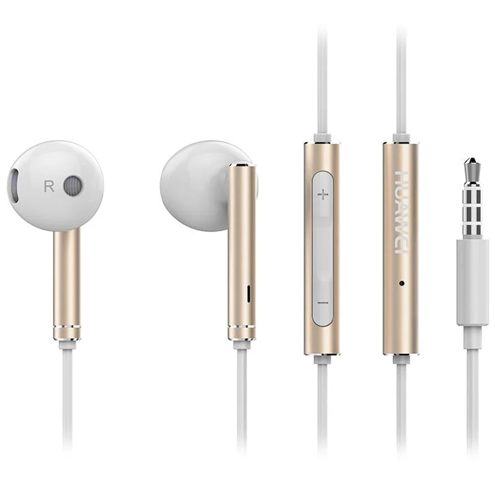 OEM AM116 HUAWEI 3.5mm In-ear Earphone Headset with Mic for iPhone Samsung Huawei (Chinese Version) - Gold Color - 4
