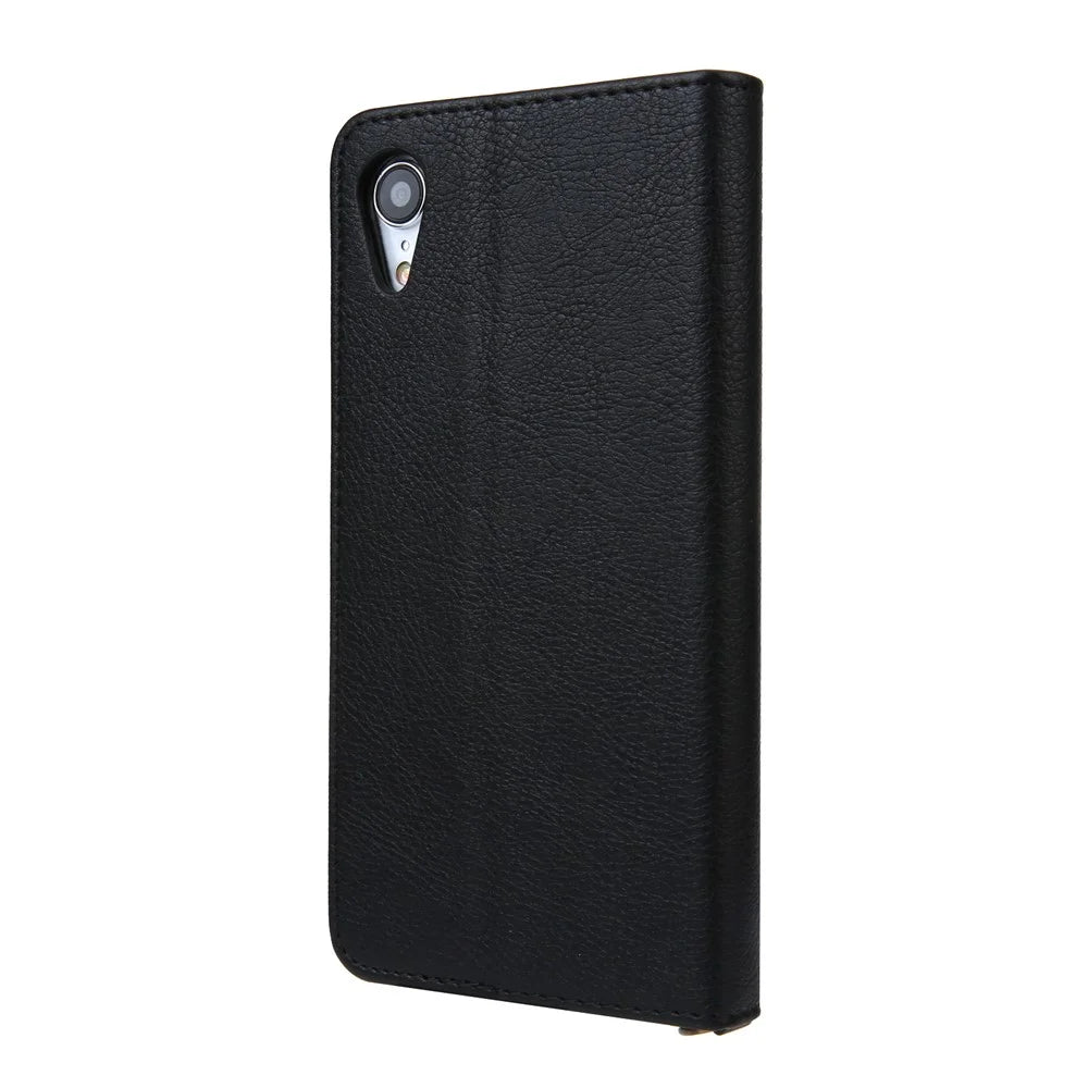 CMAI2 PU Leather Stand Wallet Mobile Casing for iPhone XR 6.1 inch - Black - 3