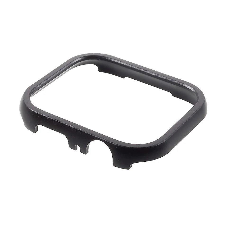Stainless Steel Watch Protective Frame Case for Apple Watch Series SE3 / SE2 / SE1 /  6 / 5 / 4 44mm - Black - 1
