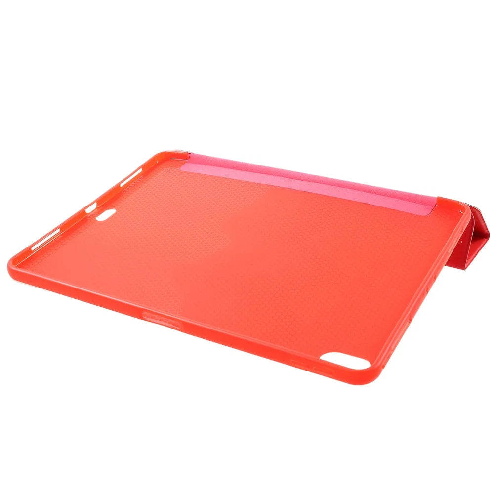Tri-fold Stand PU Leather Tablet Shell for iPad Pro 11-inch (2018) - Red - 5