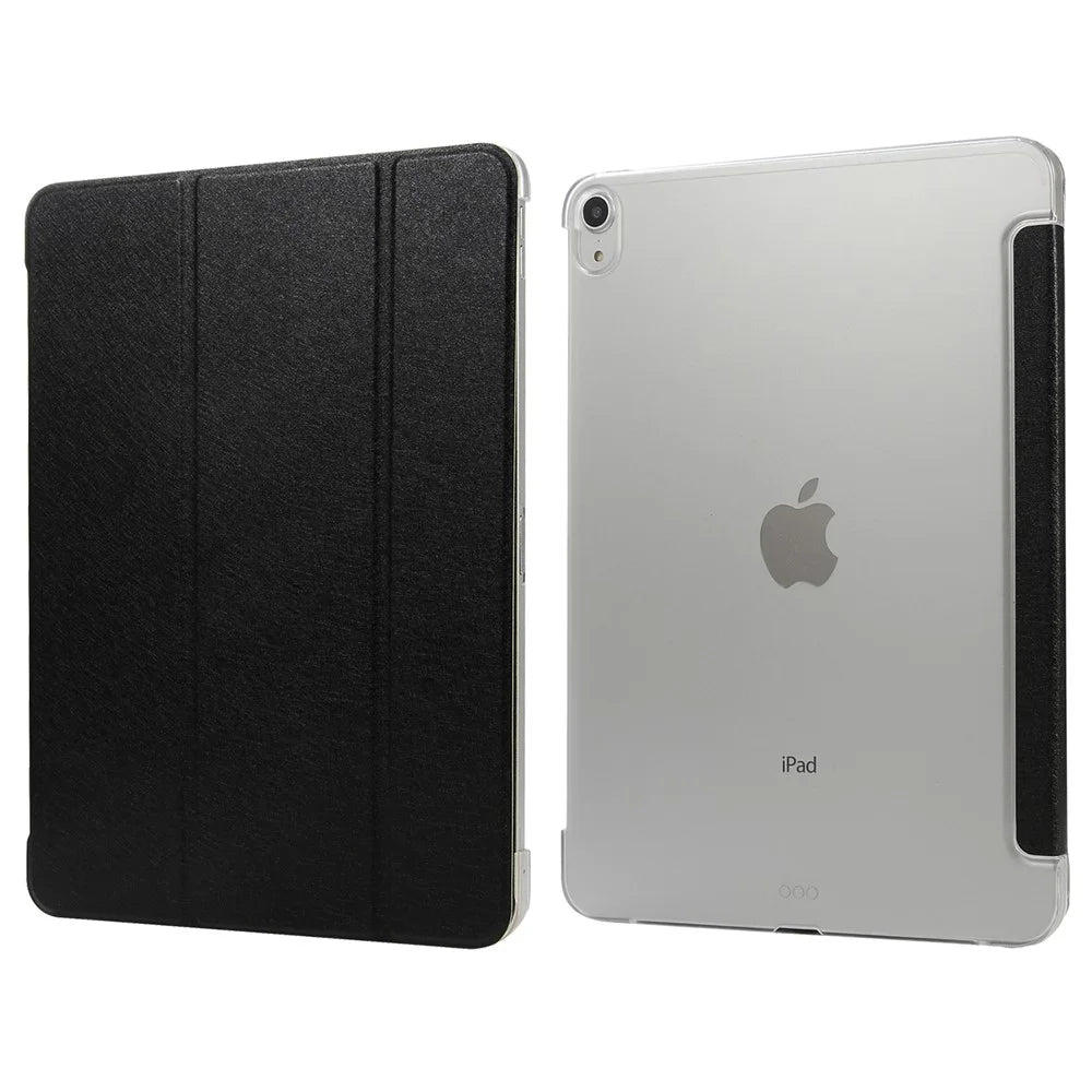 Leather Smart Case with Tri-Fold Stand for iPad Pro 11-inch (2018) - Black - 2