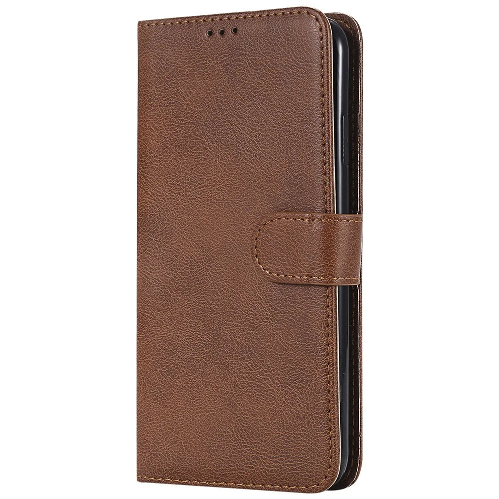 For iPhone XS Max Case 2 in 1 Detachable Magnetic Leather Wallet Mobile Cover with Strap - Brown - 2