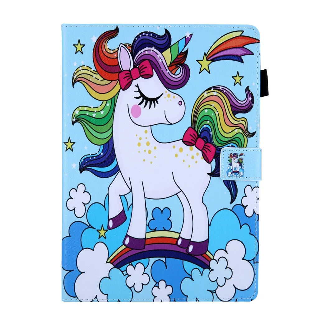 Pattern Printing Leather Flip Tablet Case for iPad Pro 11-inch (2018) - Horse - 2