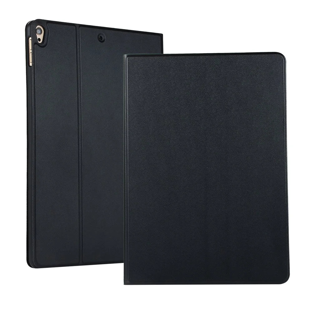 PU Leather Protection Smart Casing with Stand for iPad Air 10.5 inch (2019) / iPad 10.2 (2021)/(2020)/(2019) - Black - 1