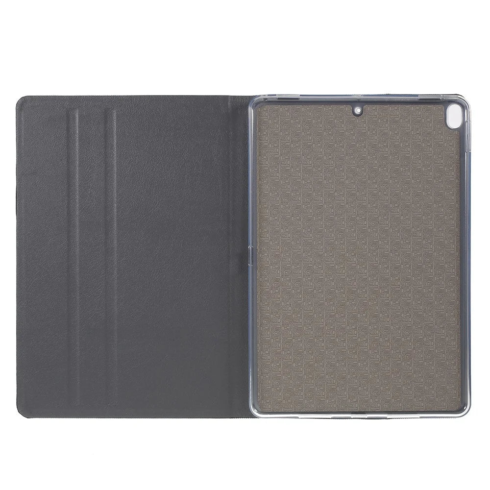 JFPTC Cloth Texture Smart Stand Leather Tablet Case for iPad Air 10.5 inch (2019) - Black - 7