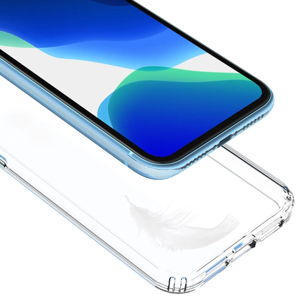 50Pcs/Pack Clear Acrylic + TPU Hybrid Back Case for iPhone 11 6.1 inch (2019) - Transparent - 6