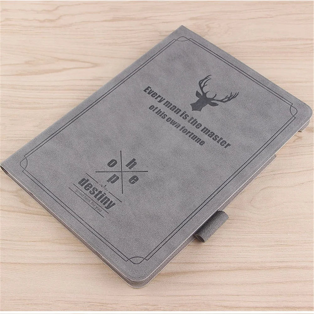 Deer Pattern PU Leather PC Stand Tablet Cover Shell for iPad 9.7-inch (2018) - Grey - 3
