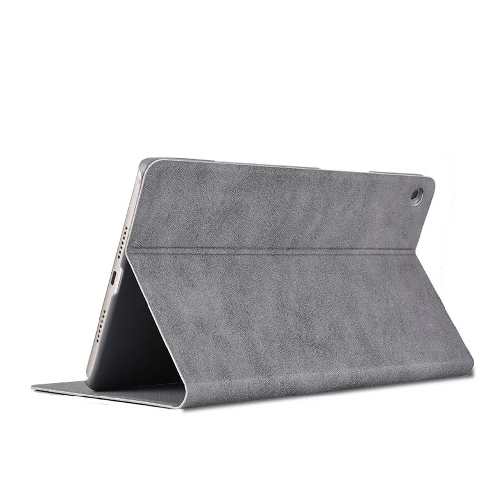 Deer Pattern PU Leather PC Stand Tablet Cover Shell for iPad Air 2 - Grey - 4