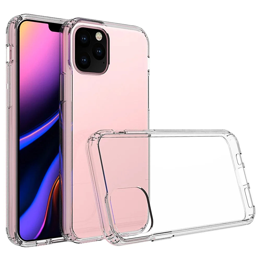 Clear Anti-scratch Acrylic + TPU Back Hybrid Shell for iPhone 11 Pro 5.8-inch (2019) - 1