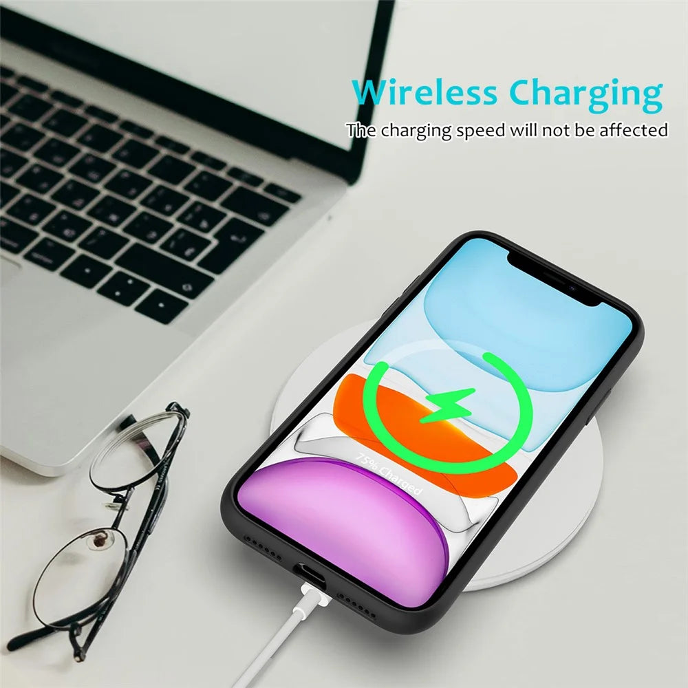 For iPhone 11 Pro 5.8 inch (2019) Soft Liquid Silicone Phone Back Shockproof Smartphone Cover - Black - 6