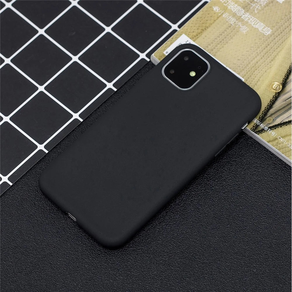 Solid Color Candy Series TPU Case for iPhone 11 Pro 5.8-inch (2019) - Black - 1