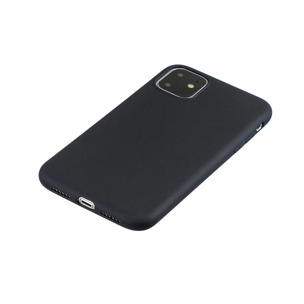 Solid Color Candy Series TPU Case for iPhone 11 Pro 5.8-inch (2019) - Black - 3