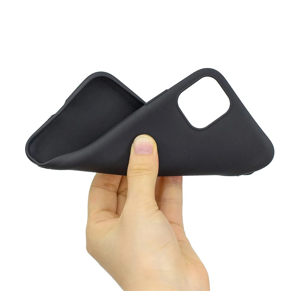 Solid Color Candy Series TPU Case for iPhone 11 Pro 5.8-inch (2019) - Black - 5