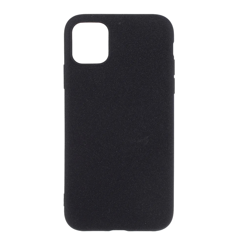 Double-sided Matte TPU Case Cover for iPhone 11 Pro Max 6.5 inch - Black - 1