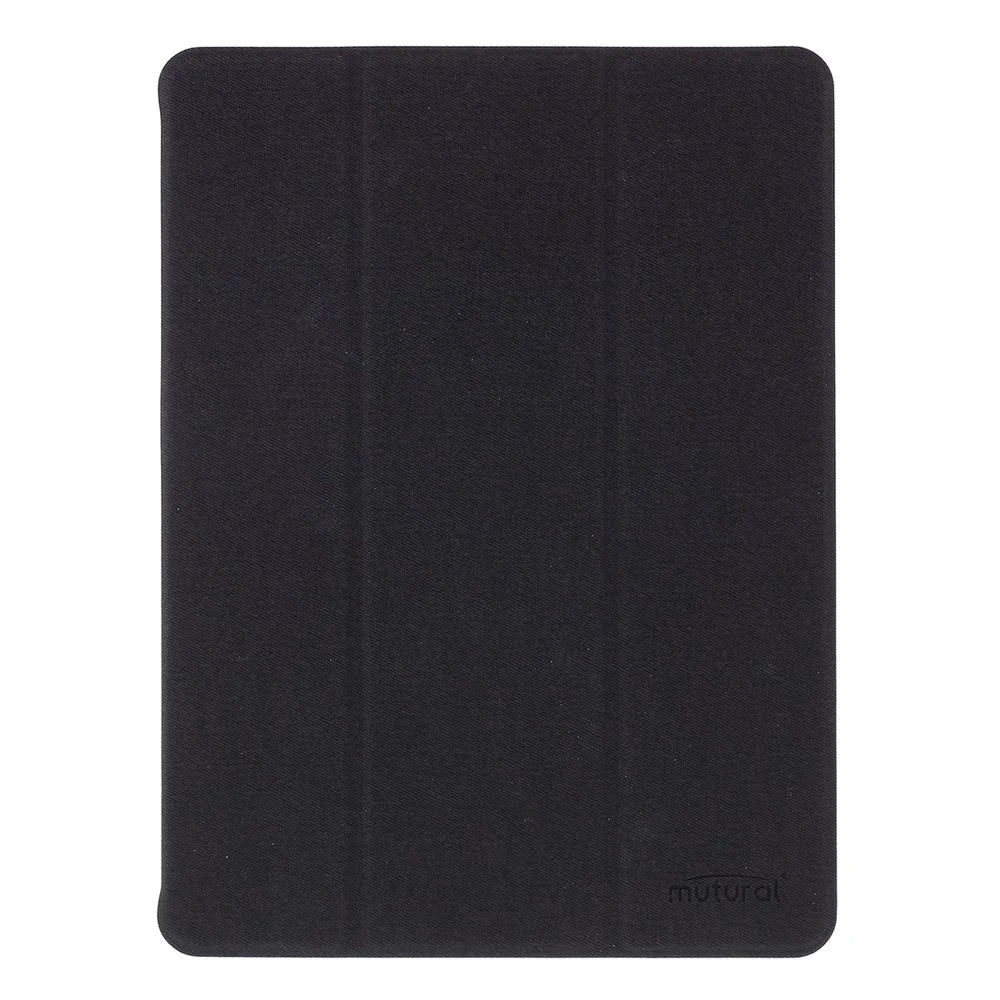 MUTURAL Auto Wake Sleep Stand Smart Leather Tablet Case for iPad 10.2 (2021)/(2020)/(2019) - Black - 2