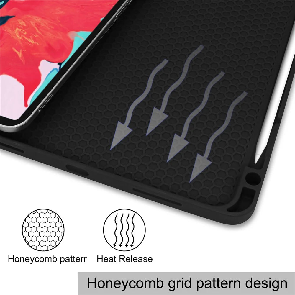 Pattern Printing Tri-Fold Stand Leather Special Case for iPad Pro 11-inch (2022) / (2021) / (2020) / (2018) - Don't Touch Me - 6