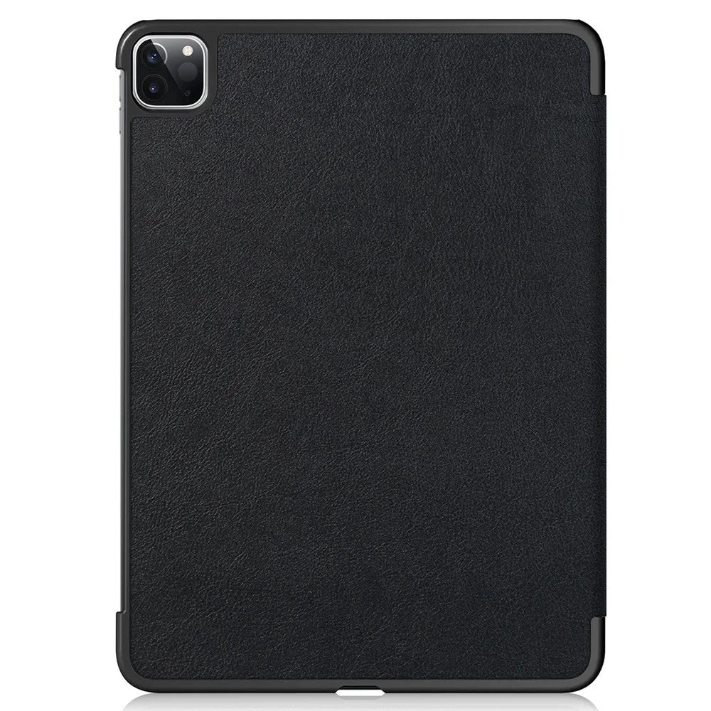 PU Leather Tri-Fold Stand Tablet Case for iPad Air 11 (2026) / (2025) / (2024) / Air (2020) / Air (2022) / Pro 11-inch (2022) / (2021) / (2020) - Black - 3