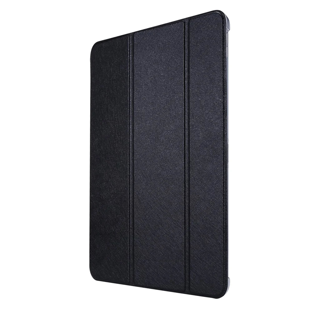 Silk Texture Stand PU Leather Tablet Case for iPad Air 11 (2026) / (2025) / (2024) / Air (2020) (2022) / Pro 11 (2022) (2021) (2020) (2018) - Black - 2