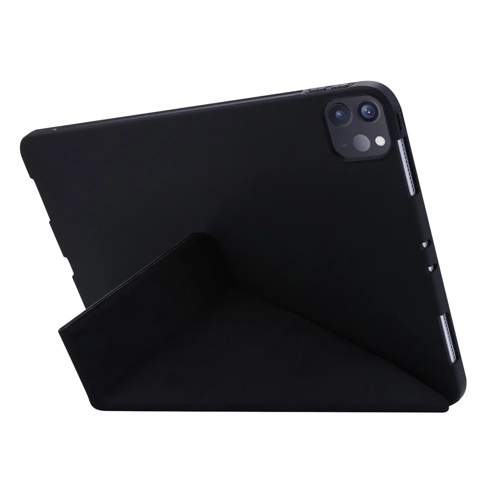 Origami Stand Leather Smart Case for iPad Pro 11-inch (2020) / (2022) / (2021) - Black - 3