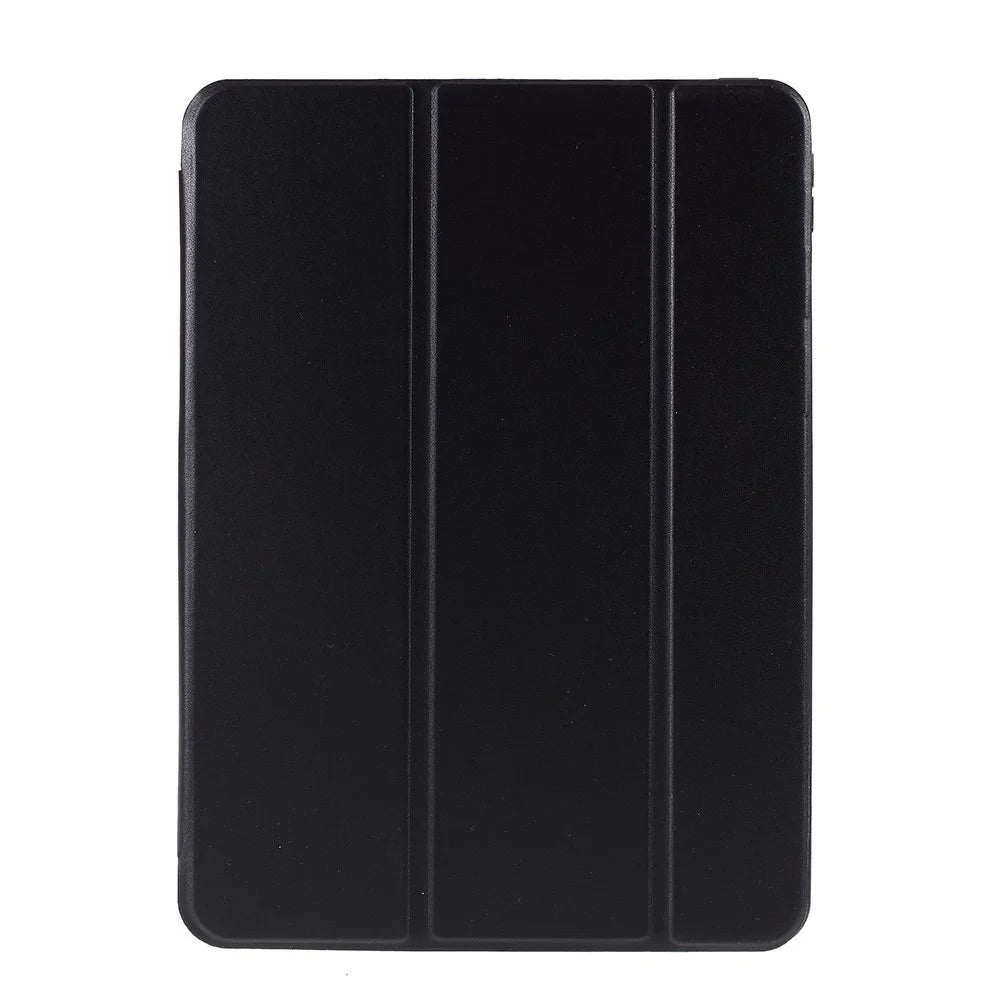 For iPad Pro 11-inch (2022) / (2021) / (2020) Tri-fold Leather Stand Case - Black - 5