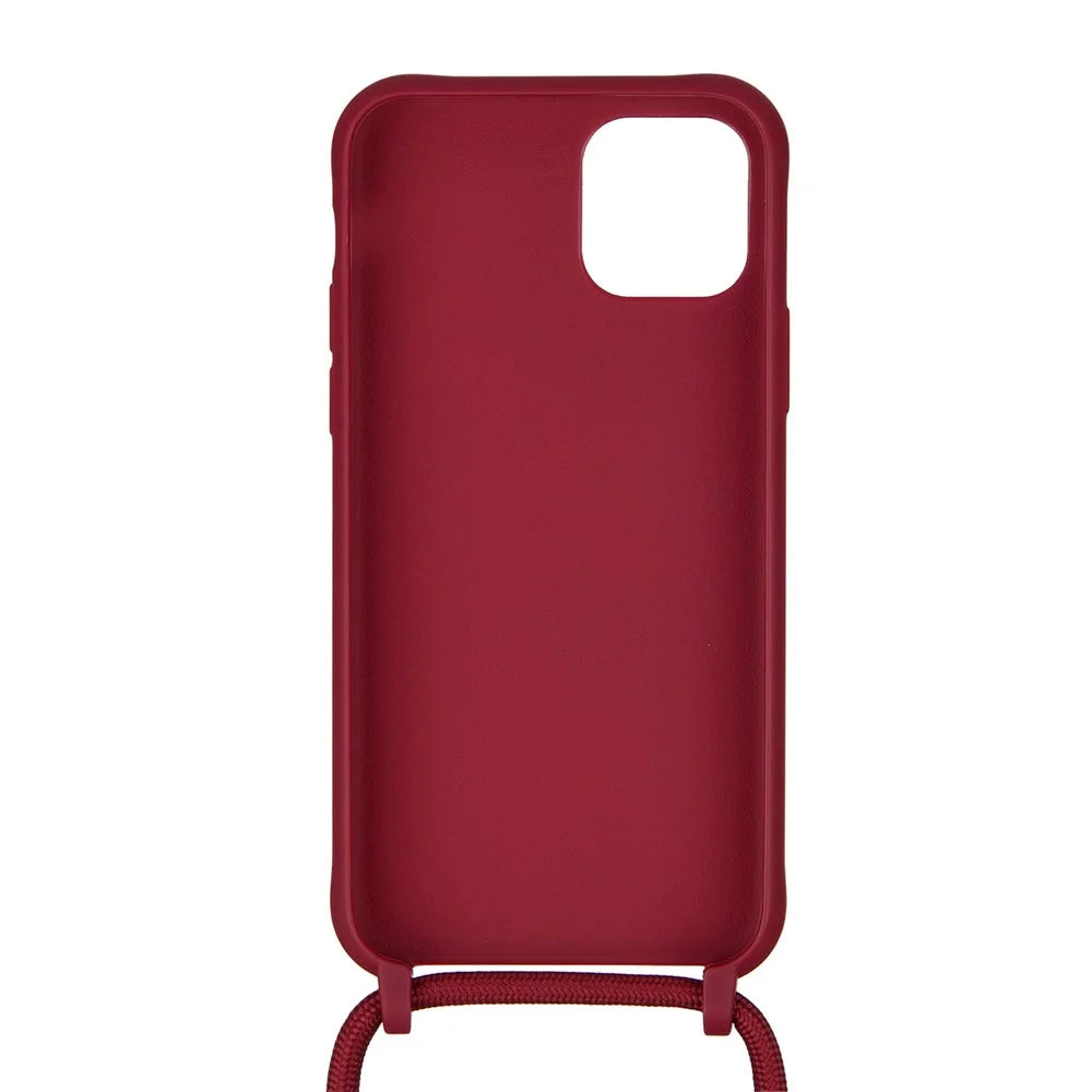 Flexible TPU Cover with Multi-function Strap for iPhone 11 Pro Max 6.5 inch - Red - 3