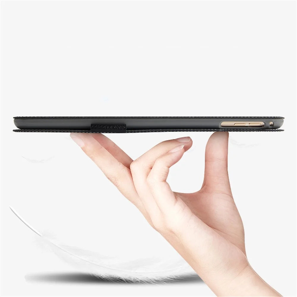 Top Layer Cowhide Leather Stand Case for iPad 9.7-inch (2018) - 2