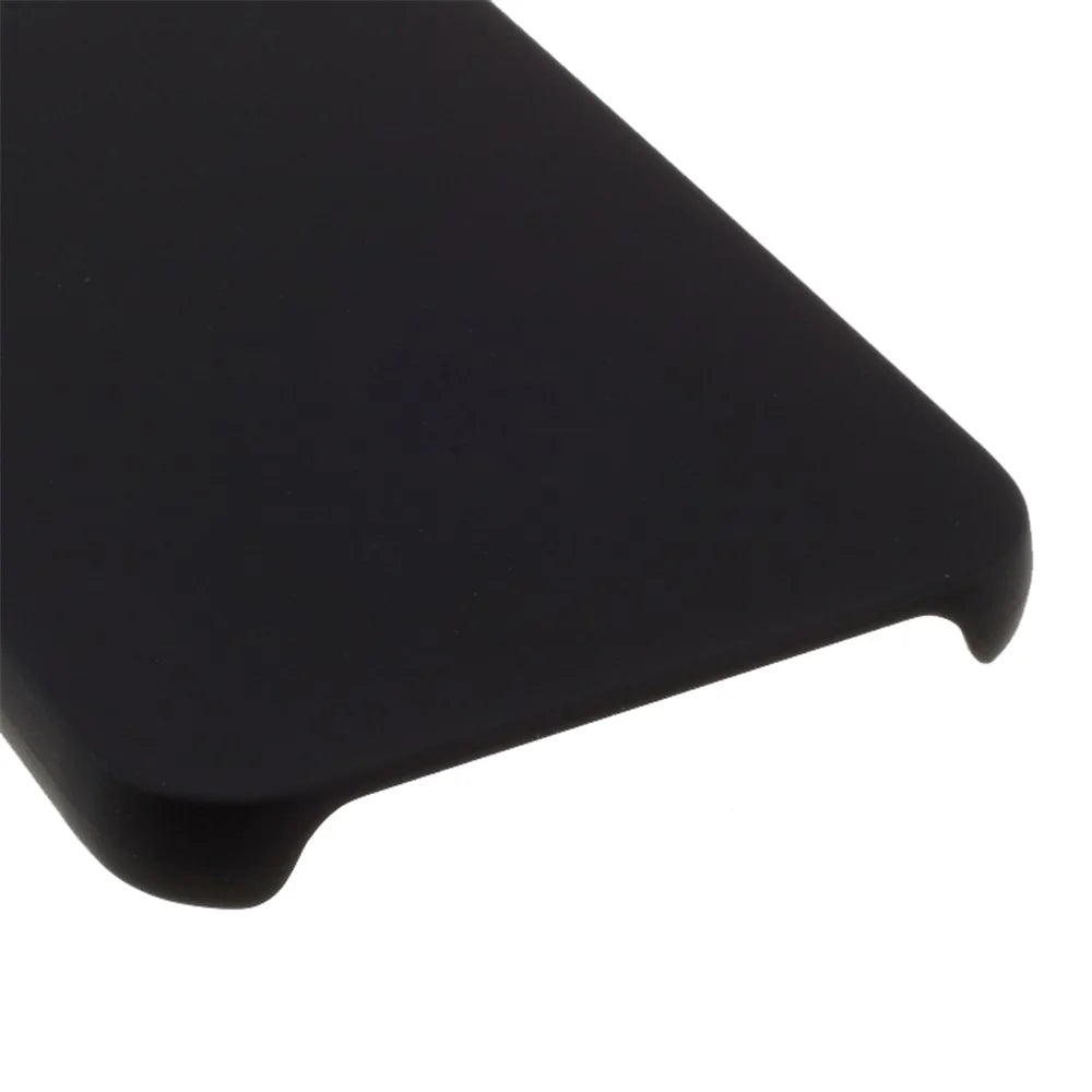 Rubberized Plastic Cell Phone Cover Case for iPhone 12 mini 5.4 inch - Black - 7