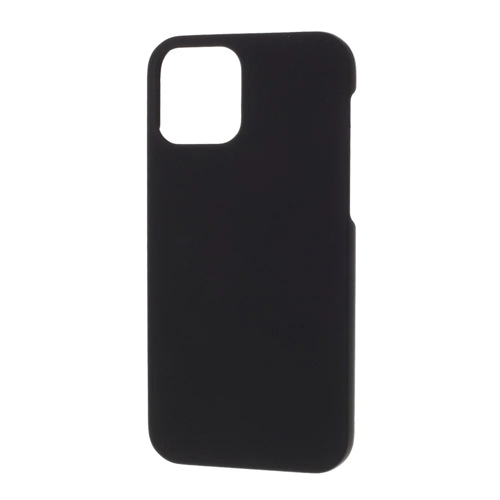 Rubberized Hard PC Case Protective Shell for iPhone 12 - Black - 2
