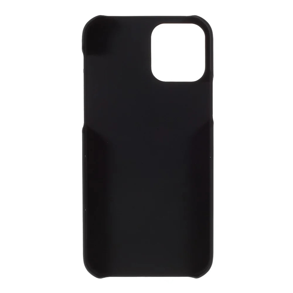 Rubberized Hard PC Case Protective Shell for iPhone 12 - Black - 3