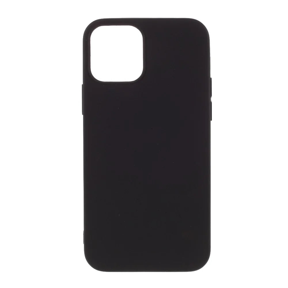 Matte Skin TPU Protective Case for iPhone 12 mini - Black - 1