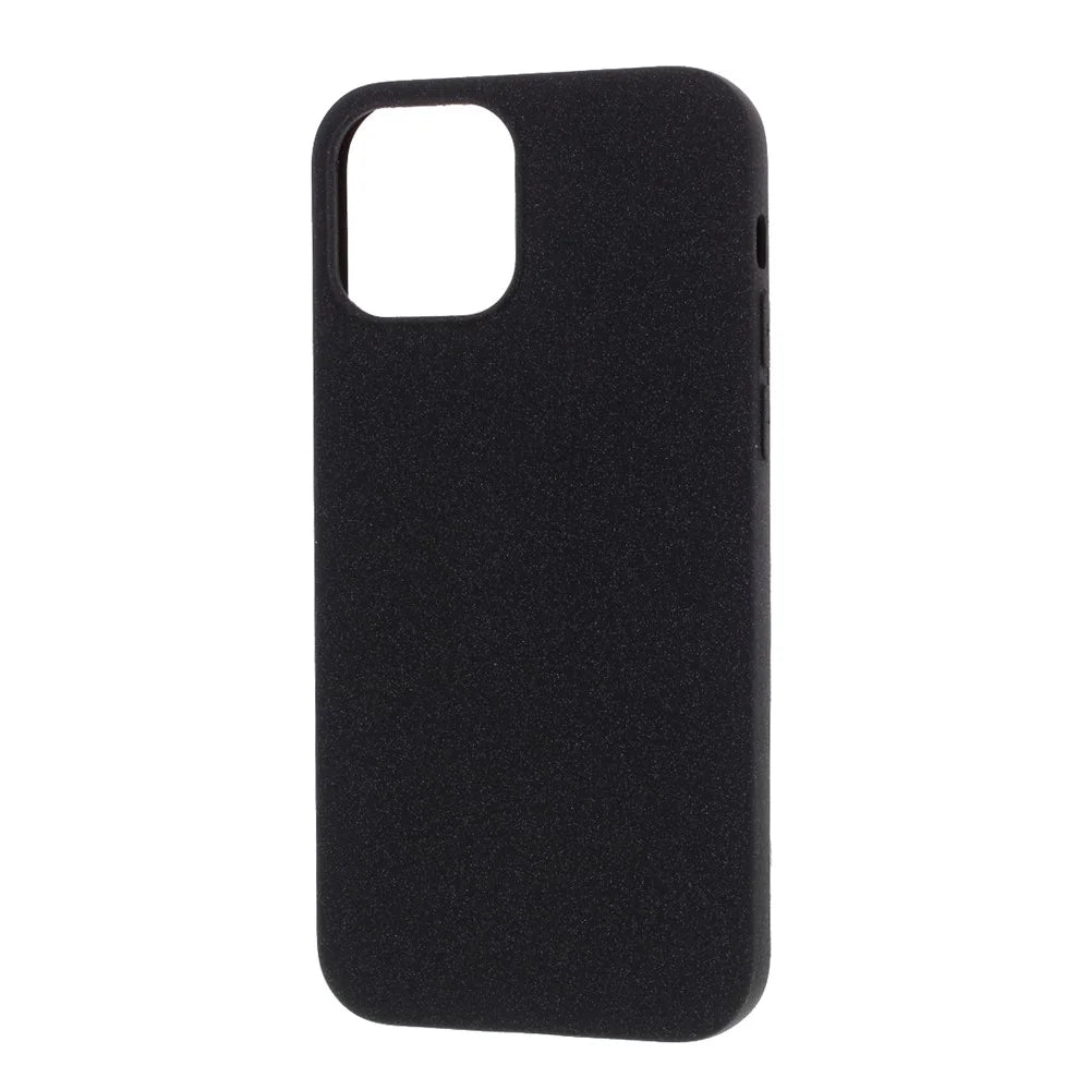 Double-sided Matte TPU Shell Case for iPhone 12 mini - Black - 2