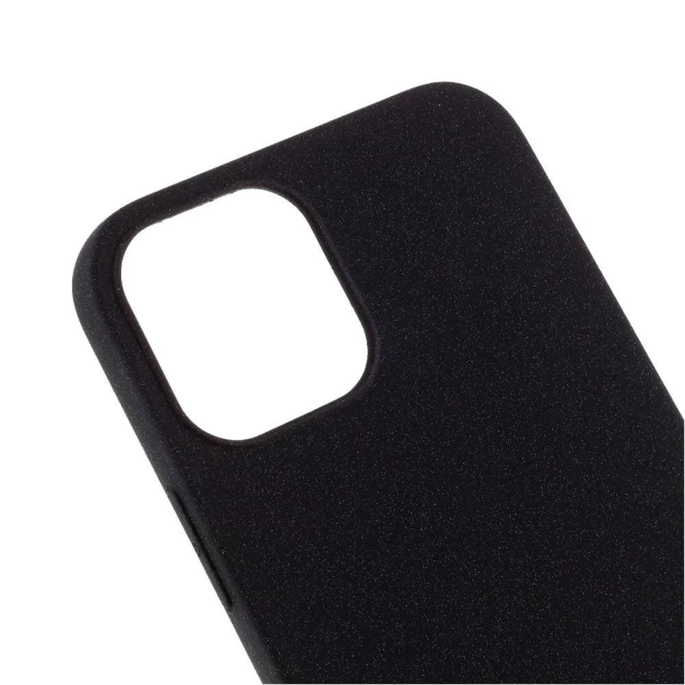 Double-sided Matte TPU Shell Case for iPhone 12 mini - Black - 4