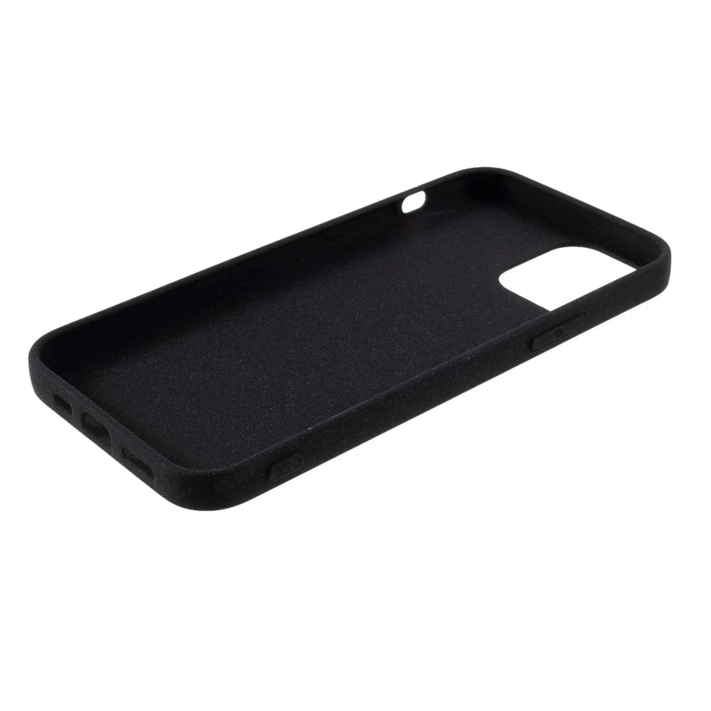 Double-sided Matte TPU Shell Case for iPhone 12 mini - Black - 7