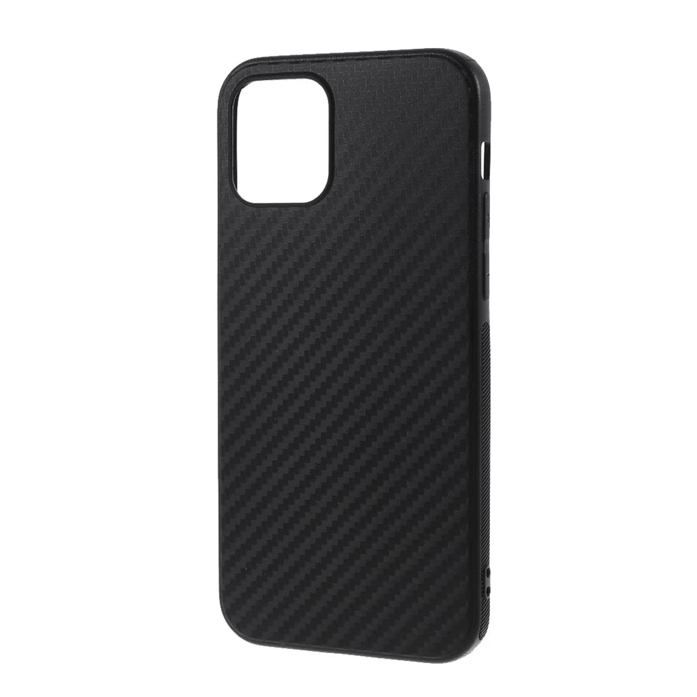 Carbon Fiber TPU Soft Mobile Phone Case for iPhone 12 Pro Max 6.7 inch - 2