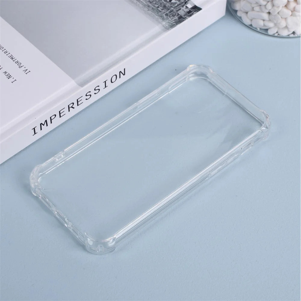 Drop-proof Clear Acrylic Back + TPU Edge Hybrid Cover for iPhone 12 mini - Transparent - 3