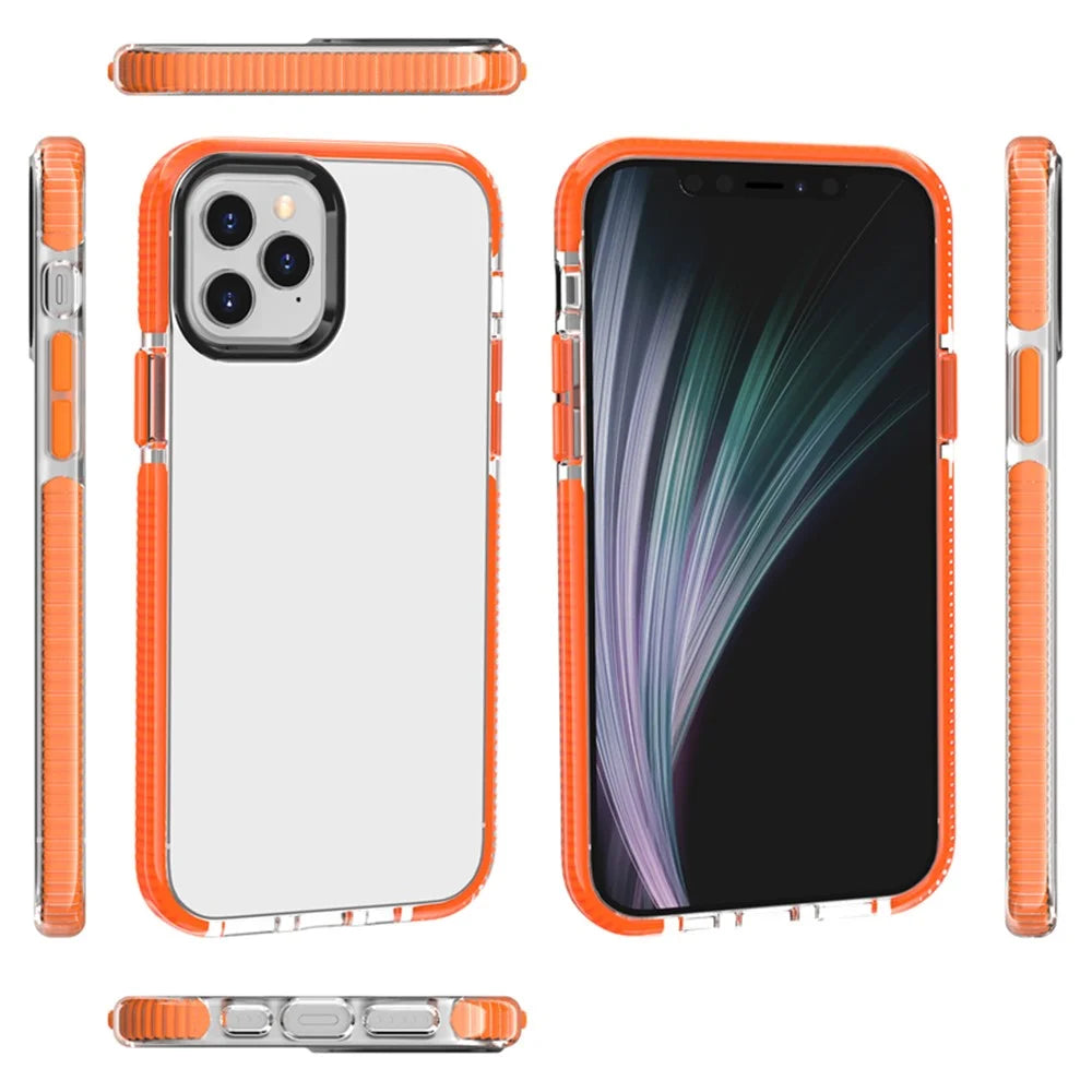 Soft TPU Phone Case for iPhone 12 mini 5.4 inch - Orange - 2