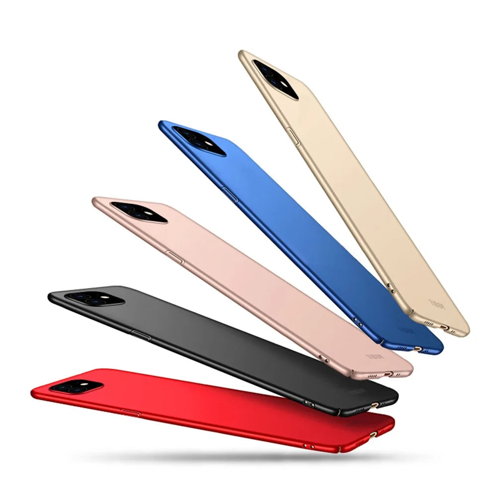 MOFI Shield Slim Frosted Hard PC Shell for iPhone 12 mini - Black - 2