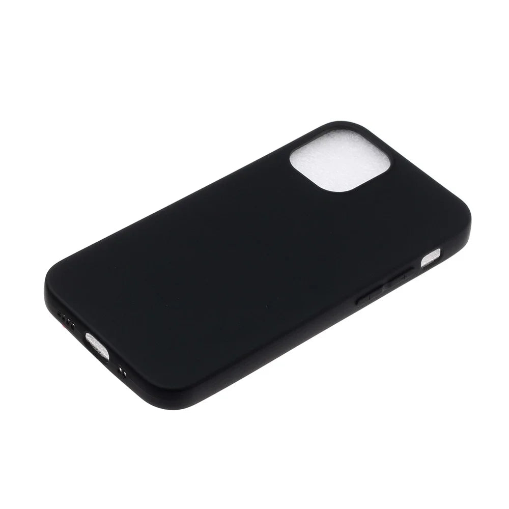 Flexible TPU Protector Mobile Phone Case for iPhone 12 Pro Max 6.7 inch - Black - 2