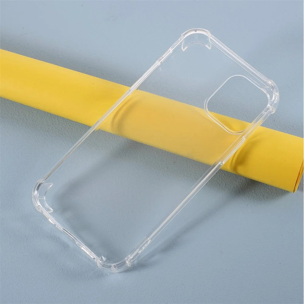 Drop Resistant Clear TPU Back Case for iPhone 12 Pro/12 - 5
