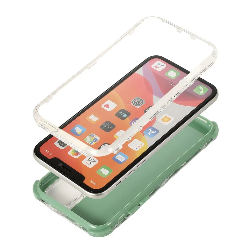 Hard PC+TPU Detachable Protective Case for iPhone 12 Pro Max 6.7-inch - Green - 6