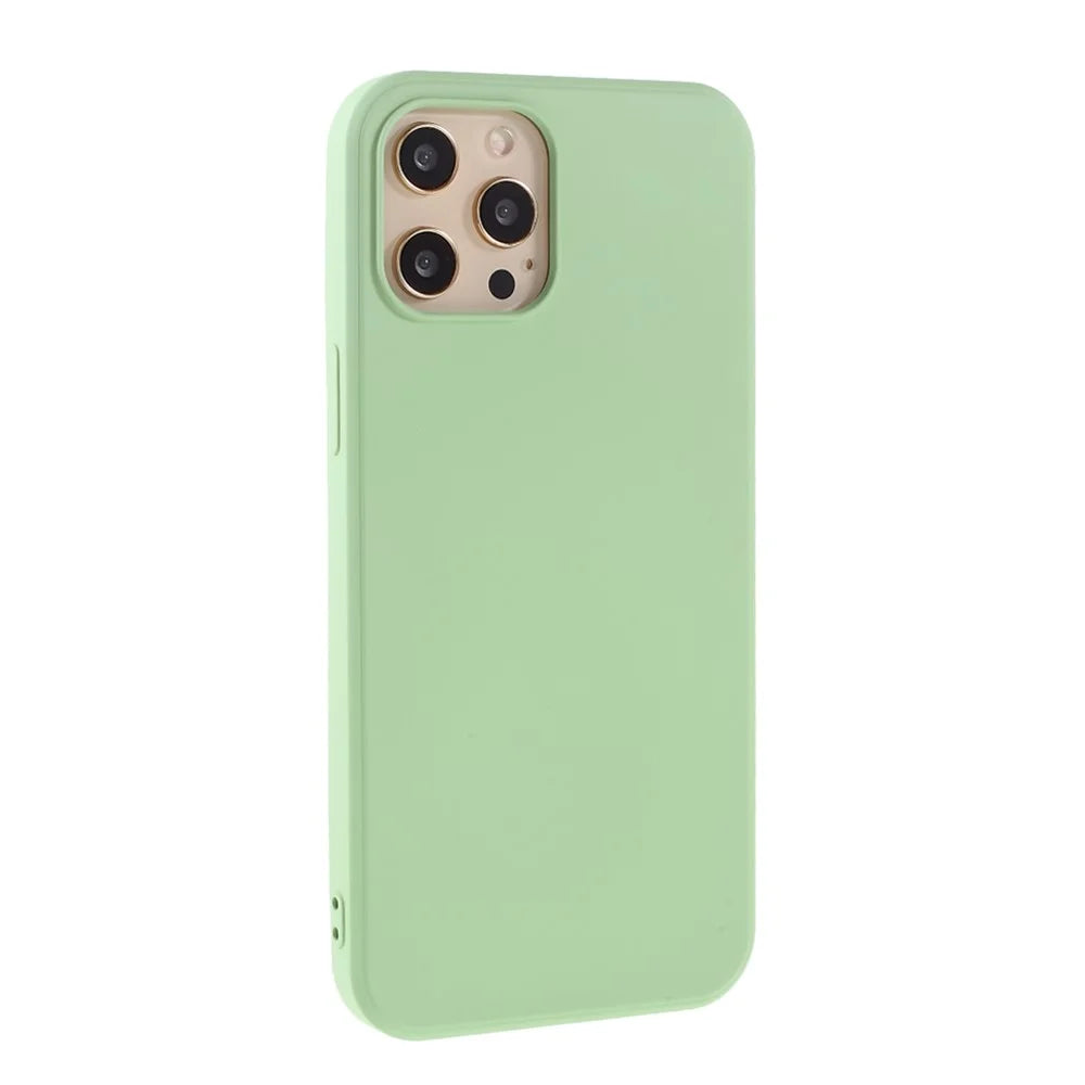 X-LEVEL Anti-scratch Liquid Silicone Back Cover for iPhone 12 Pro Max 6.7-inch - Light Green - 2