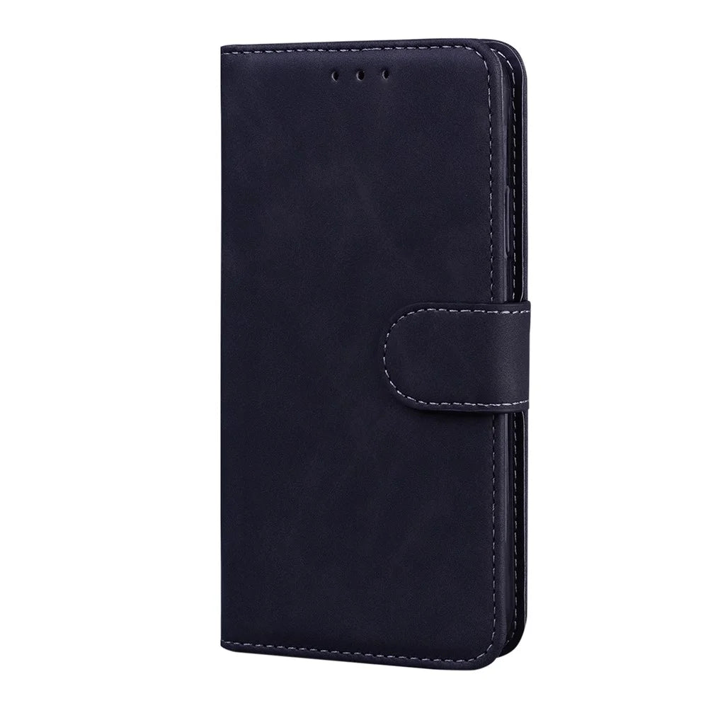 Leather Wallet Stand Phone Case for iPhone 11 - Black - 2
