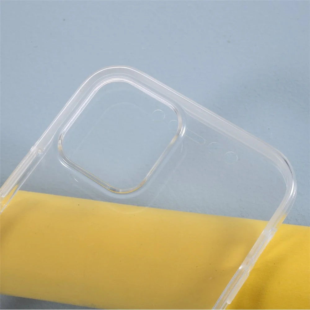 Hybrid PET + TPU + Acrylic Clear Full Coverage Shell Case for iPhone 12 Pro/12 - 7