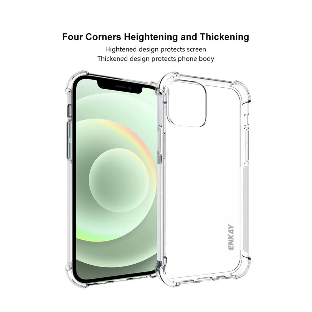 ENKAY HAT PRINCE ENK-PC049 Shockproof Clear TPU Case for iPhone 12 mini 5.4 inch - 2