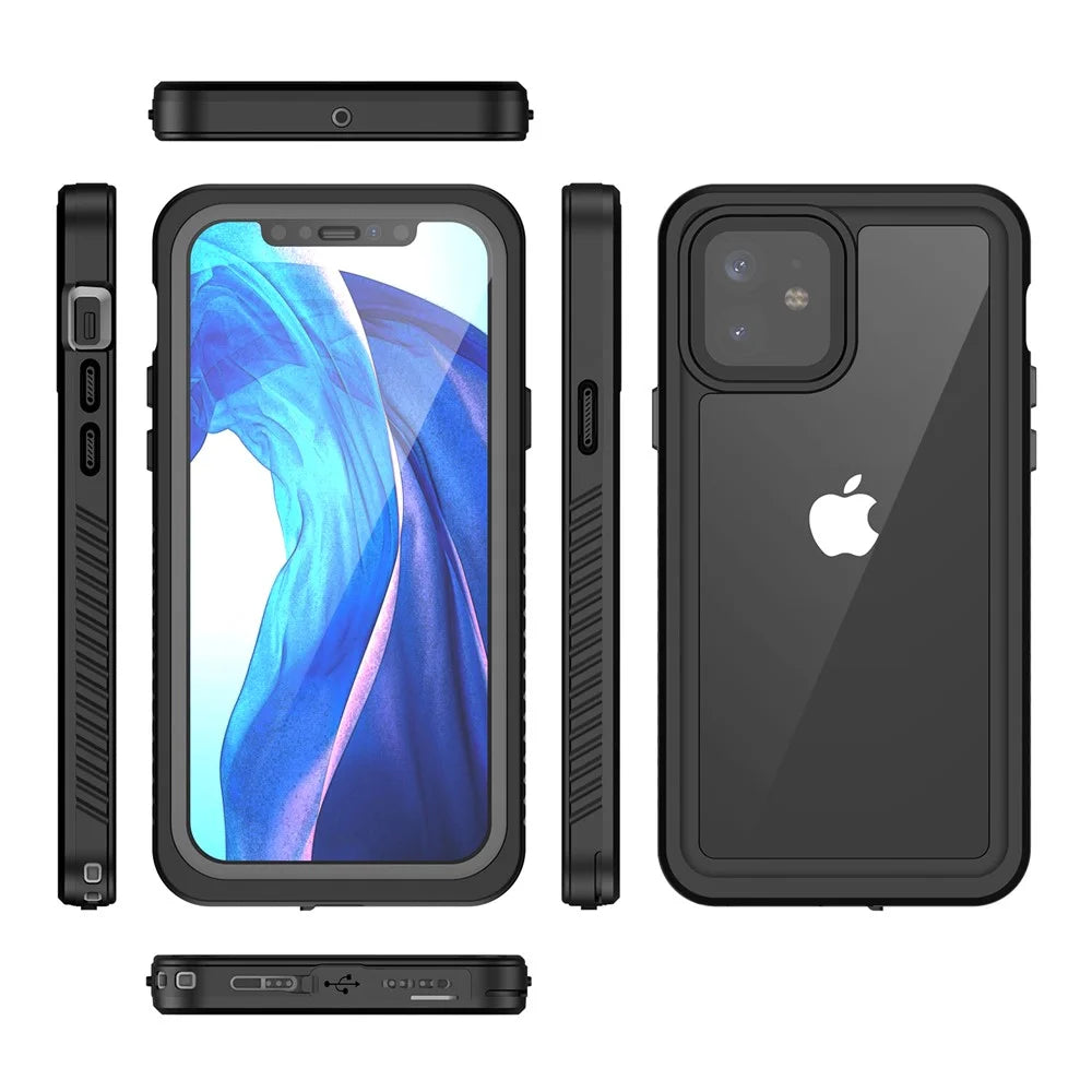 IP68 Waterproof Dustproof Case Underwater Touch Screen Protective Cover for iPhone 12 - 6