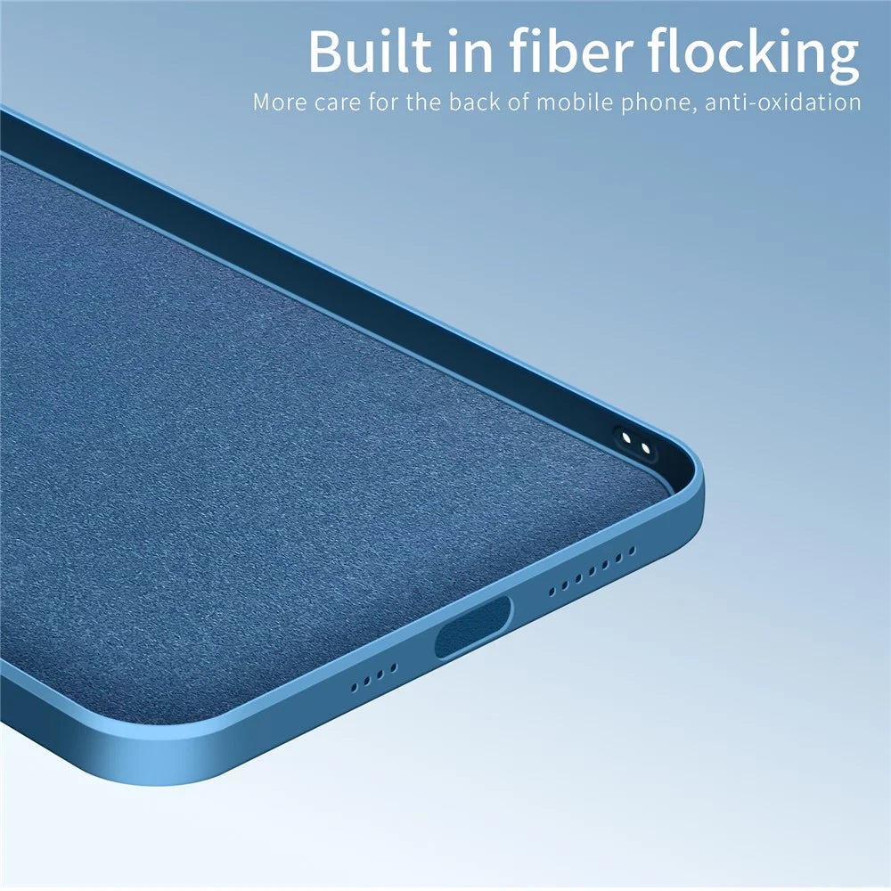 PINWUYO Soft Silicone Precise Cut-Out Cell Phone Case Cover Protector for iPhone 11 Pro Max - Blue - 7