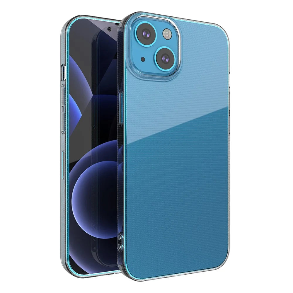 Ultra Thin Crystal Clear TPU Phone Protective Case for iPhone 13 6.1 inch - 2