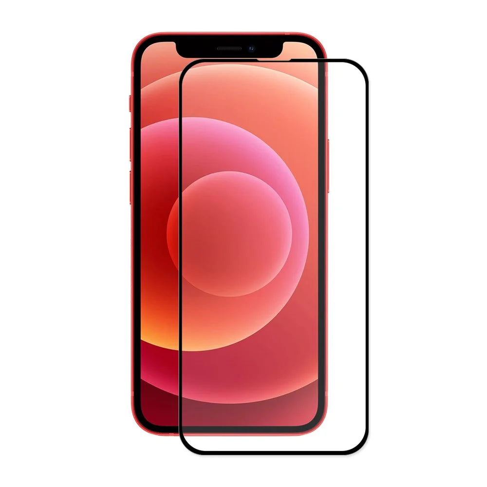 ENKAY HAT PRINCE Anti-Drop Corners Design TPU Cover Case + Full Glue Tempered Glass Screen Film for iPhone 13 6.1 inch - 6