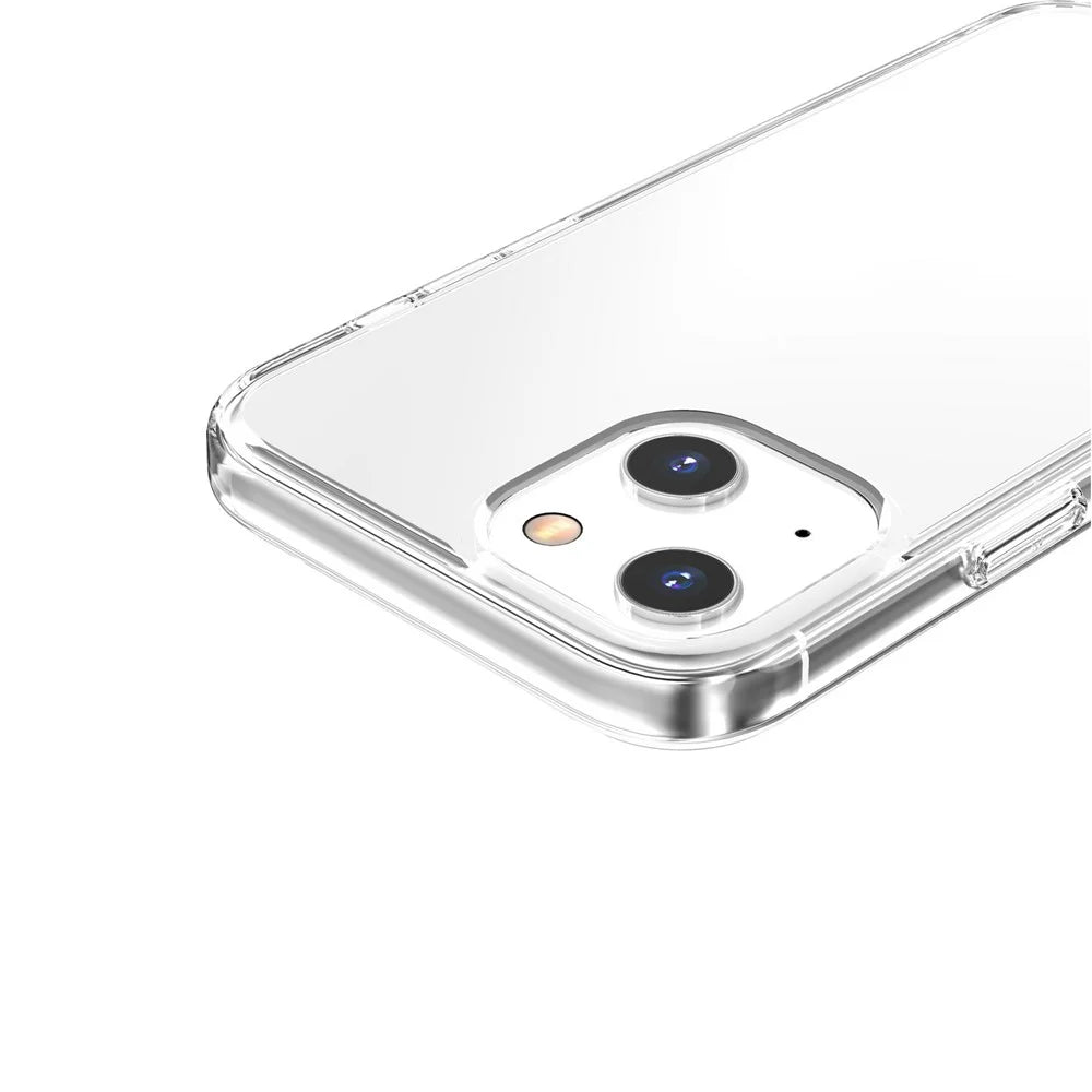 Transparent PC+TPU Back Case Shock-resistant Cover for iPhone 13 mini 5.4 inch - Transparent - 6
